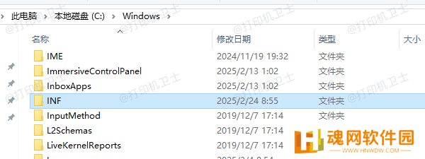 存储安装驱动所需的INF文件
