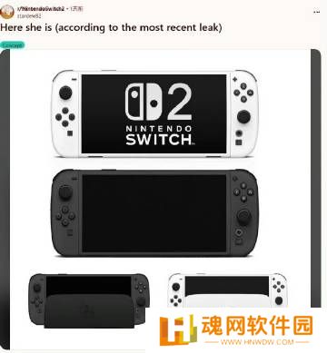 Reddit用户于社交媒体曝出Switch2真机图像与相关配置信息