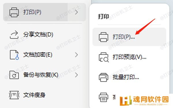 从Excel菜单中进入打印预览