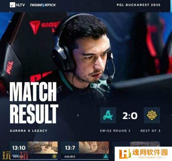 CS2 PGL布加勒斯特第二日赛果！3DMAX进入2-0组！