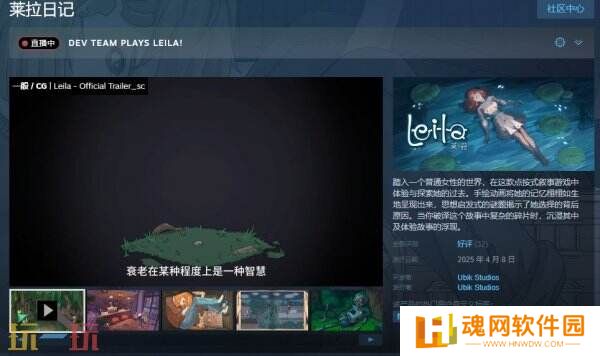 点按式叙事游戏《莱拉日记》现已正式发售