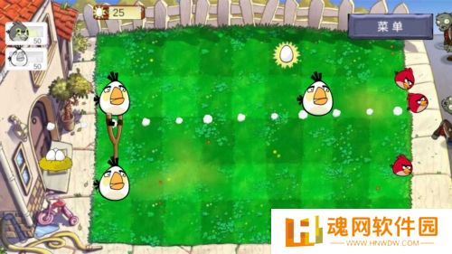 愤怒的小鸟大战僵尸